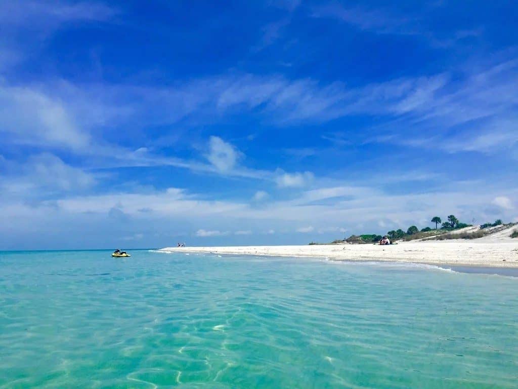 Egmont Key island beach